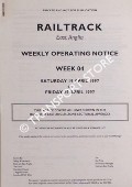Book cover of Weekly Operating Notice, 19 to 25 April 1997 by Railtrack East Anglia
